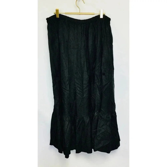 Women's Handmade Petticoat, Black XXL or Xl - Picture 2 of 6